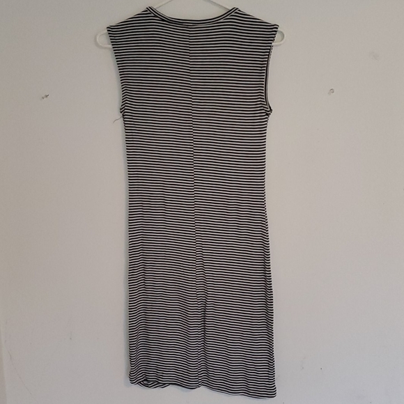 Black & white horizontal-striped dress - Picture 2 of 4